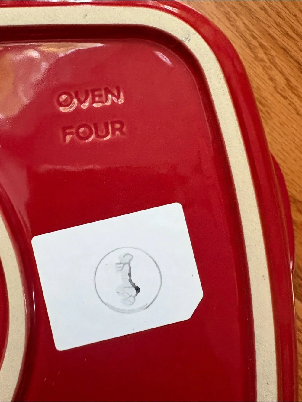 Emily Henry Red Ceramic Rectangular Baking Dish - Picture 7 of 12